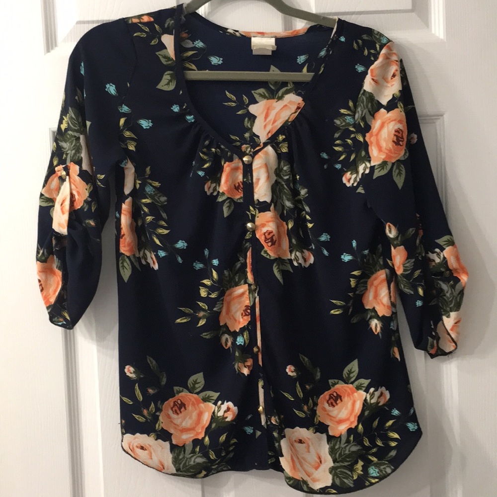 Flowered Blouse